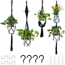 4 Pezzi Portavasi Sospesi in