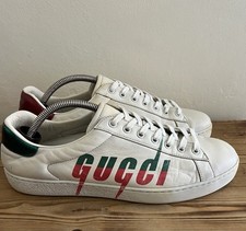Gucci Ace Blade Logo Distress