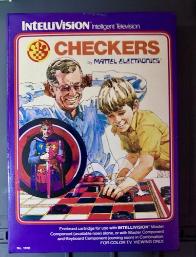 Checkers intellivision gioco - checkers,