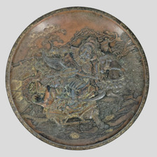 Piatto in bronzo raffigurante