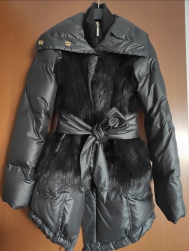 Piumino con finta pelliccia - con,