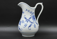Antica brocca acqua TK Boemia Thun monastero motivo cipolla porcellana H 27,5