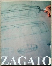 Brochure pubblicitaria design auto ZAGATO c1990 testo italiano e inglese