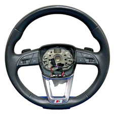 VOLANTE STERZO IN PELLE CON COMANDI E PALETTE AUDI Q5 S LINE 2023 ORIGINALE