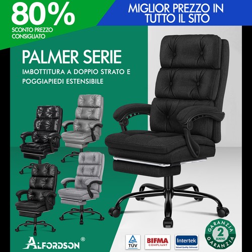 Alfordson sedia ufficio - sedia, da