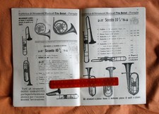 antico listino prezzi strumenti musicali e altro(1931),T.Belati-Perugia)