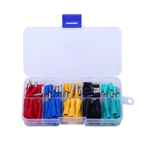 Set 100 faston cilindrici - set,