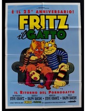 manifesto FRITZ IL GATTO fritz the cat ralph bakshi robert crumb animazione A391