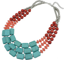 , Collana in Turchese Con