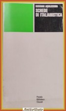 SCHEDE DI ITALIANISTICA