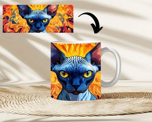Tazza caffè sphynx gatto - da,