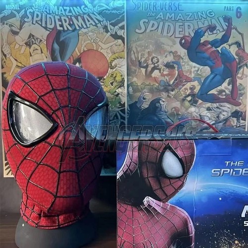 Spider man mask blinking - mask, w/