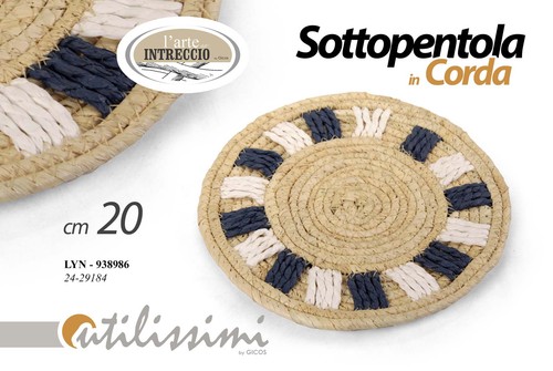 Sottopentola sottopiatto tondo
