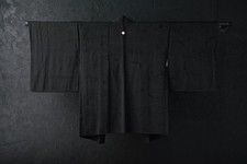 Abito vestito giacca antico HAORI seta kimono giapponese vintage tinto/KIP69/630