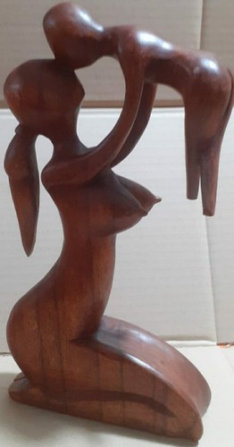 Statua lignea maternità - lignea,