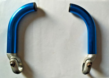 Coppia appendici per manubrio MTB anodizzate azzurro