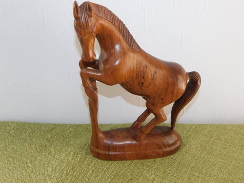 Figura legno cavallo in - legno,