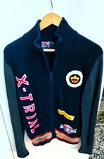 Felpa con zip marca X trial