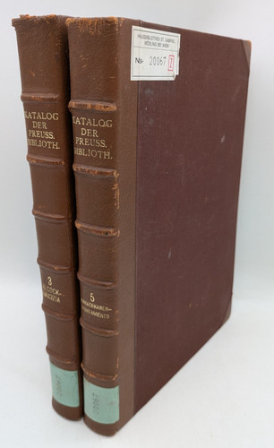 Gesamtkatalog der preussichen - gesamtkatalog,