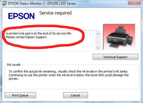 Wic reset code tampone - reset,