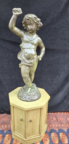 Putto importante scultura in - -importante,
