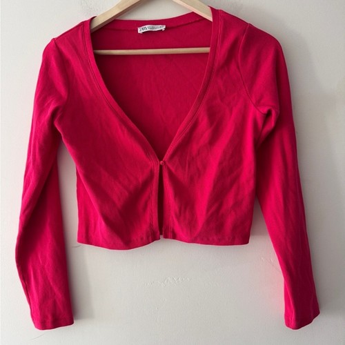 Cardigan zara rosa - cardigan, caldo