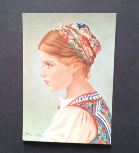 Cartolina colori costume - colori,