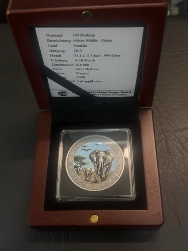 Elefante somalia 2015 1 oz - somalia,