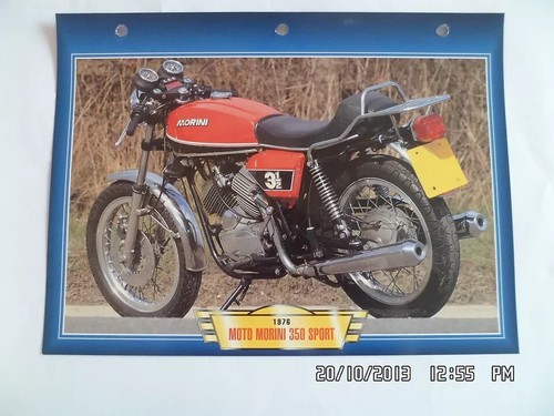 Carte fiche moto - fiche, morini