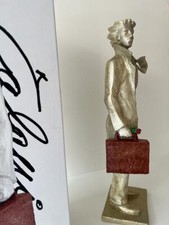 Il Partente II Giampaolo Talani Opera SCULTURA in Ceramica Dipinta a Mano Ed Lim