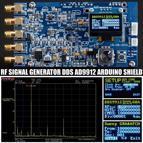 Dds ad9912 arduino shield - ad9912,
