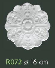 Rosone gesso bianco - in,