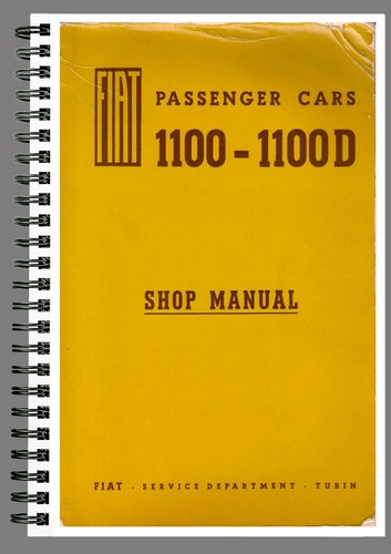 Fiat 1100 1100d - 1100d, manual