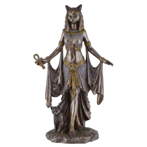 Statua colorata bronzo - statua,