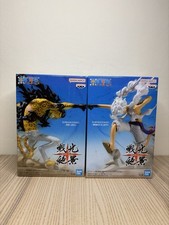 One Piece Banpresto  ROB LUCCI + LUFFY Gear 5 Set Figure Originali Bandai Nuove