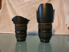 obiettivi Canon EOS EF 28-70 F2,8L e EF 17-35 F2,8L