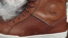 Scarpe moto pelle Carburo Marrone
