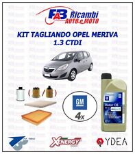 KIT TAGLIANDO OPEL MERIVA 1.3 CDTI 51KW 55KW - 4 FILTRI 4 LITRI OPEL 5W30