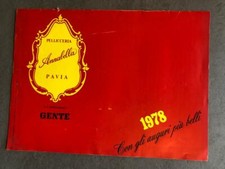 CALENDARIO GENTE ANNABELLA 1978 - Vintage - Pellicce - Pelliccia - RARO