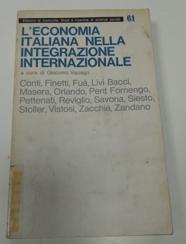 Economia italiana nella - l'economia,