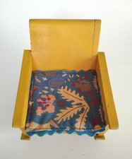 COLLEZIONE LENCI POLTRONA  A DONDOLO ANNI '50 E COPRISEDILE  DISEGNO G. CHESSA