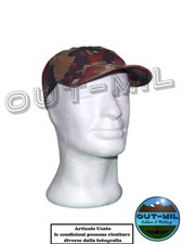 Cappello combat mimetico in robusto cotone Esercito Svizzero usato