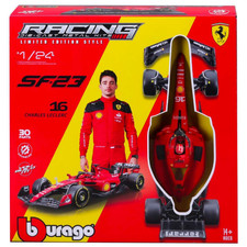 FERRARI SF-23 N.55 CARLOS SAINZ F1 2023 WITH HELMET 1:24 Burago Kit Auto Modelli