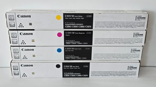 Set toner canon exv58 cmyk - toner,