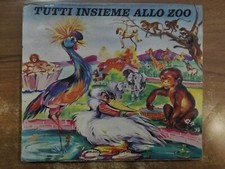 TUTTI INSIEME ALLO ZOO Capitol Bologna 1973 libro Pop-up animato vintage