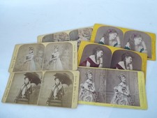 Set (7) foto stereo Attrici