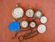 LOTTO  DI OROLOGIO DA TASCA,E MOVIMENTI PER PARTI EPOCA '900  (N;20)