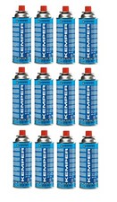 BOMBOLETTA CARTUCCIA A GAS KEMPER 577 CON 227 GR DI GAS BUTANO *** 12 PEZZI ***