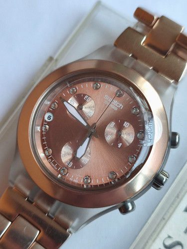 Swatch trasparente chrono - trasparente, +