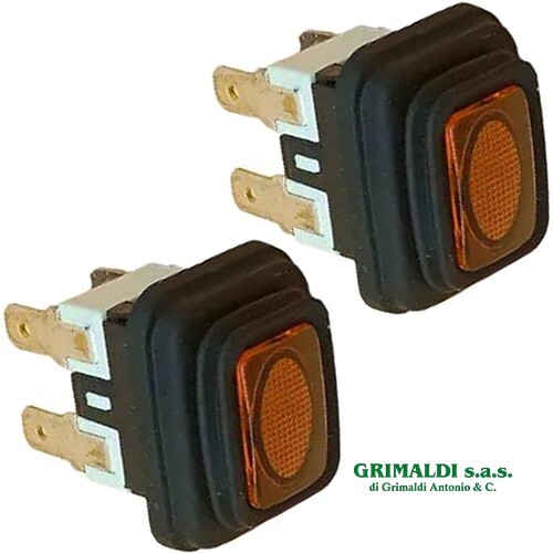 Coppia pulsante arancione - coppia,